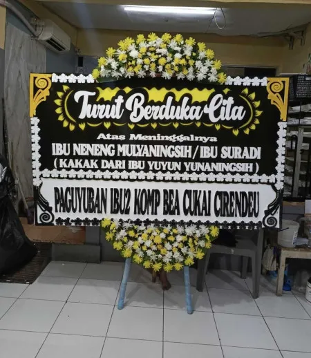 Papan Bunga Duka Sucenjurutengah Bayan